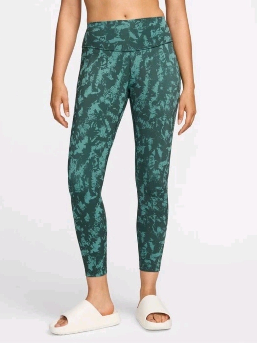 Nike One Dri-Fit Women’s High-Rise Active Leggings - Green Size Med Or Small